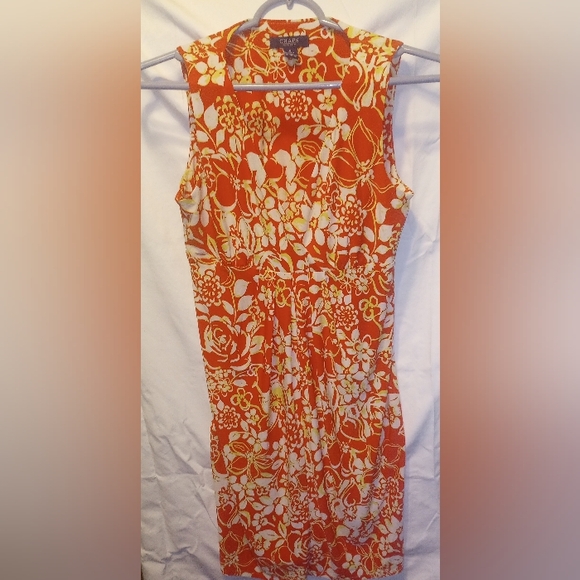 Chaps Size Small Floral Aline Dress - Picture 1 of 3
